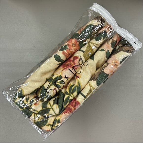 Pottery Barn NOLA Print Ivory 2 in 1 Pole Top Curtain 50" x 108” ONE Panel NEW - Picture 4 of 7